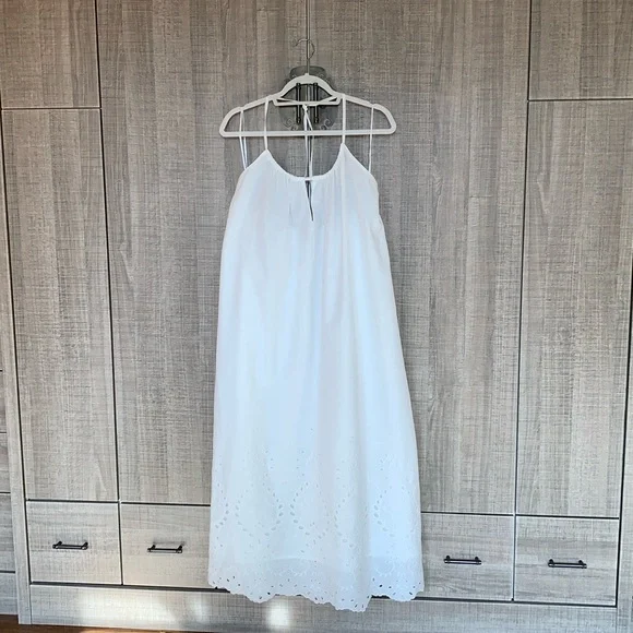 Zara Midi Dress With Lace Embroidery - Picture 6 of 16